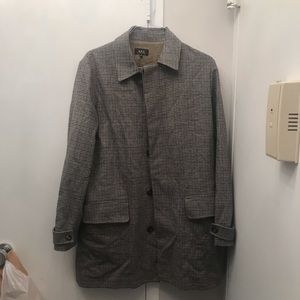 Mens APC Check coat